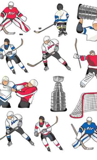 Hockey Sticker Set 3