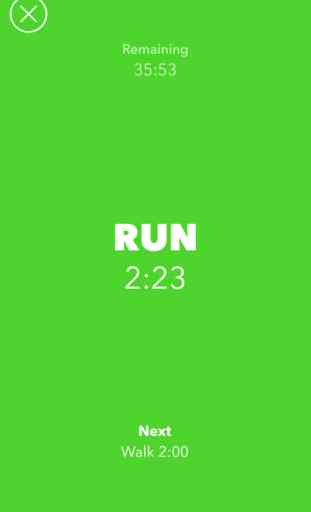 Interval Run - Simple Timer for Fitness Running 2