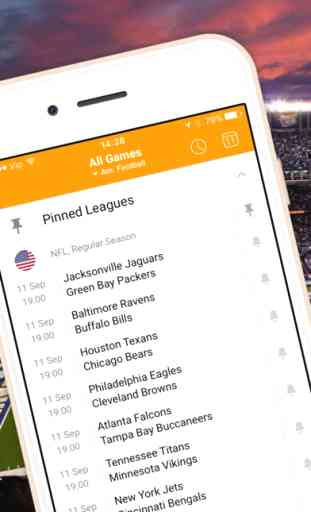 Live-Score app - for NFL football 1