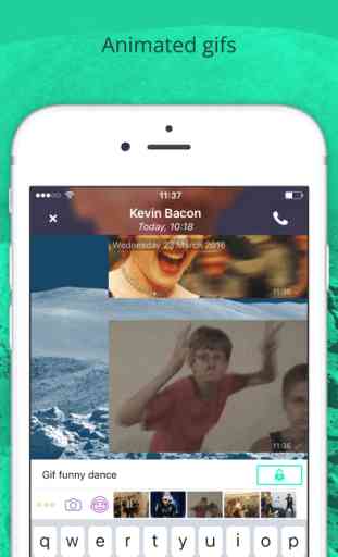UppTalk - Free WiFi Calling and Texting with Gifs 3