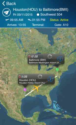 Baltimore Washington Airport Pro (BWI/DCA/IAD) Flight Tracker Premium radar 1
