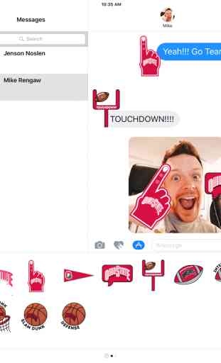Ohio State Buckeyes Stickers for iMessage 4