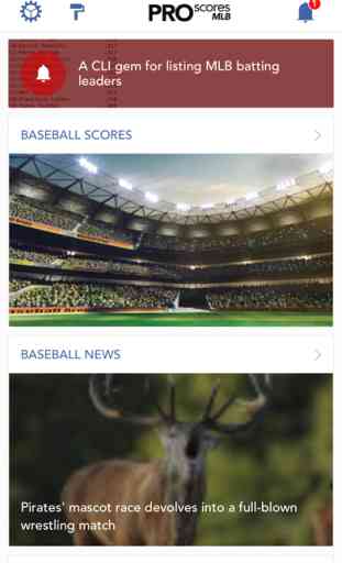 Pro Scores Stats Schedules - MLB baseball edition 1