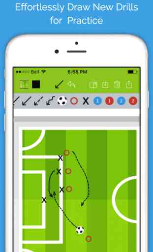 Soccer Blueprint Lite - Clipboard Drawing Tool for Coaches 3