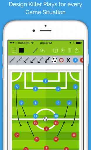 Soccer Blueprint Lite - Clipboard Drawing Tool for Coaches 4
