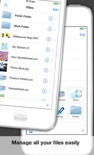 Files: Office File share manager - download upload create edit print and network sharing of documents music mp3 videos 1