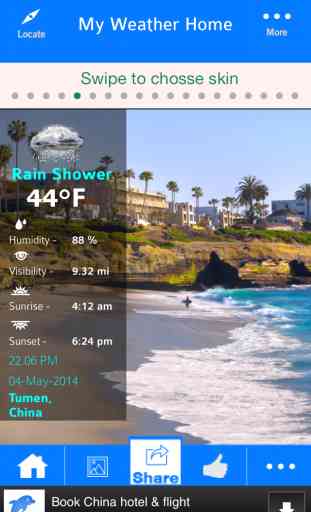 My-Weather Home Screen FREE - For Live & Authentic Forecast Alerts and Time 2