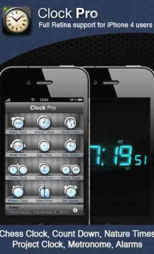 Clock Pro Free - Alarms, Clocks & Alarm Clock 2