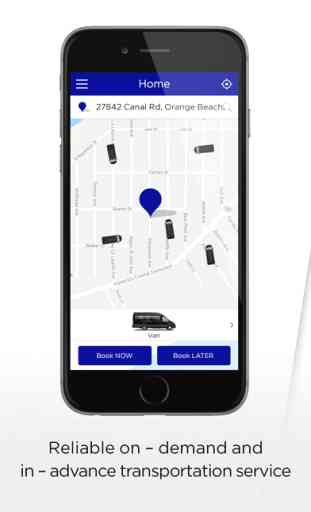 Coast.Cab passenger app 1