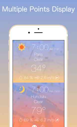 Fine° Rise - Weather and Clock on the World Map ! 4