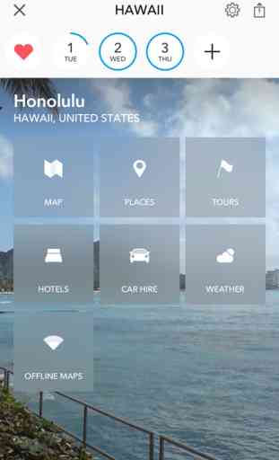 Hawaii, Oahu, Maui, Molokai, Lanai and Kauai Offline Map & Guide 1