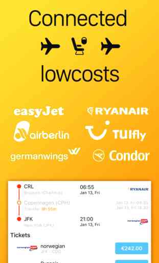 Lowcost Airlines: Southwest, JetBlue, Spirit, ... 1