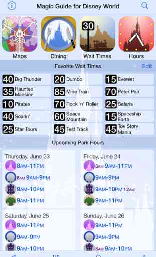 Magic Guide for Disney World: Wait Times & Dining 1