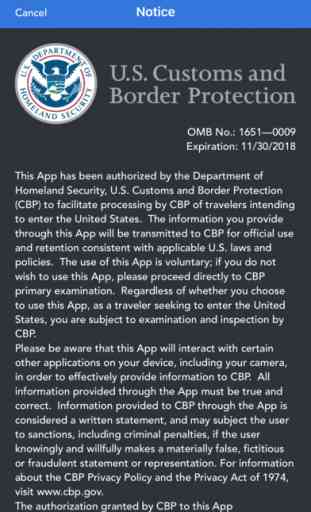 Mobile Passport - Officially Authorized by CBP 3