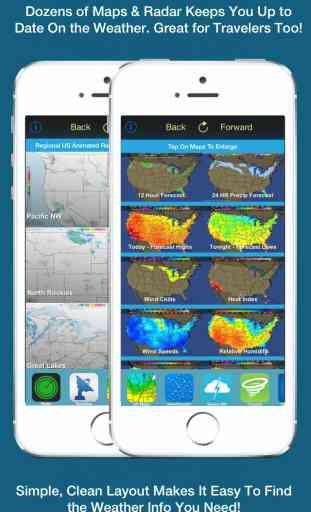 US Weather Tracker Free - Weather Maps, Radar, Severe & Tornado Outlook & NOAA Forecast 2
