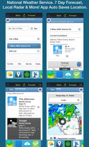 US Weather Tracker Free - Weather Maps, Radar, Severe & Tornado Outlook & NOAA Forecast 3