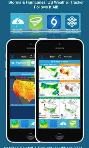 US Weather Tracker Free - Weather Maps, Radar, Severe & Tornado Outlook & NOAA Forecast 4