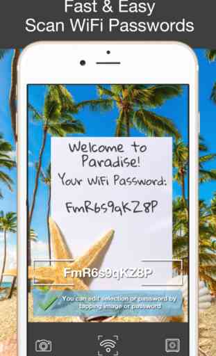 WiFi Scanner - fast way to get WiFi password in cafe, bar or in a hotel using your camera 1