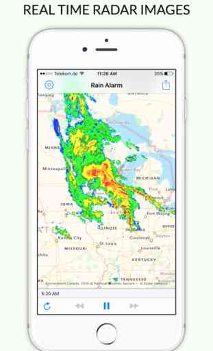 Rain Alarm - Rain Alerts and Live Doppler Radar Images 2