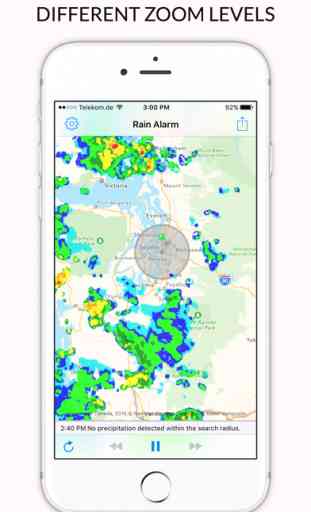 Rain Alarm - Rain Alerts and Live Doppler Radar Images 3