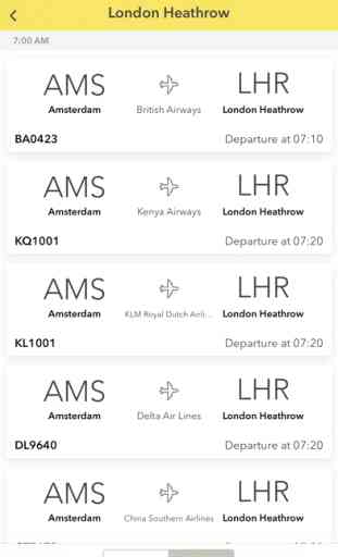 Schiphol - Realtime flight information 4