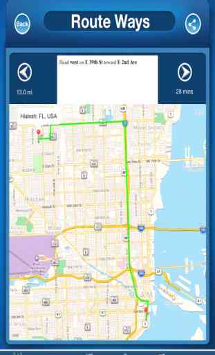 Streets map & viewer with Address & Route Finder 2