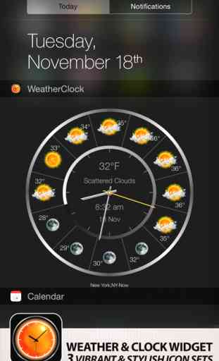 Weather & clock free widget 1