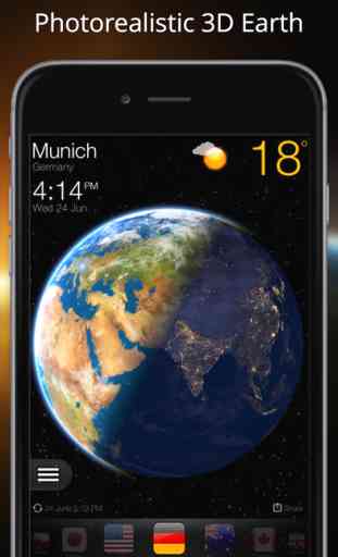 Weather Now for iPhone Forecast Temperature Widget 1