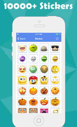 Emoji Keyboard - Color Emojis , Emoticons Stickers , Smileys GIF Faces for Texting 2