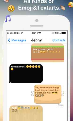Fancy Message-Pimp Text with Emoji Keyboard, New Color Bubble and Textart FREE 4