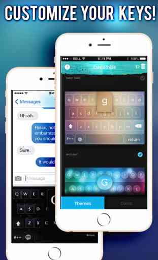 Keys on Fleek for iPhone - Customize your keyboard with colorful themes 3