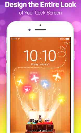 Lock Screen Designer Free - Lockscreen Themes and Live Wallpapers for iPhone. 2