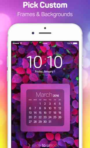 Lock Screen Designer Free - Lockscreen Themes and Live Wallpapers for iPhone. 3