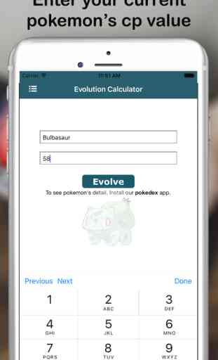 CP & IV Calculator: Evolution calc for Pokemon Go 1