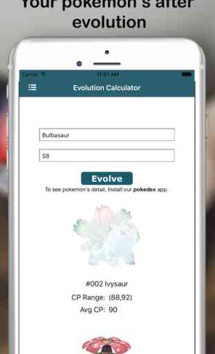 CP & IV Calculator: Evolution calc for Pokemon Go 3