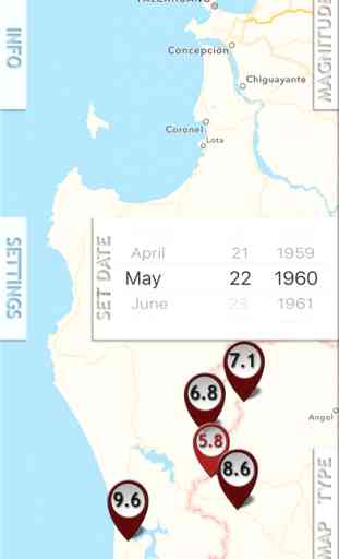 Earthquake PulseEarth - Maps & Information, Earthquakes history 1