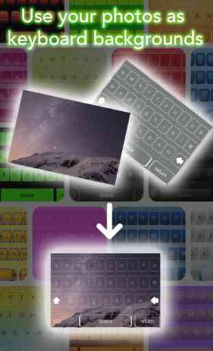 MyKeyboard - custom color keyboard skins for iOS 8 4
