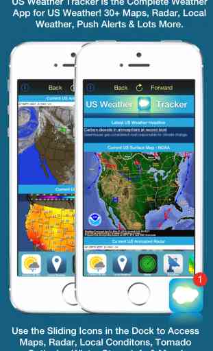 US Weather Tracker - Weather Maps, Radar, Severe & Tornado Outlook & NOAA Forecast 1