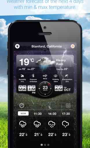 Weather Cast HD : Live World Weather Forecasts & Reports with World Clock for iPad & iPhone 2