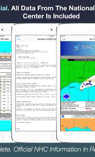 Hurricane Tracker For iPad 3