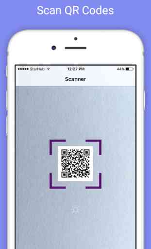 QR Code Scanner and Barcode Reader for iPhone 1