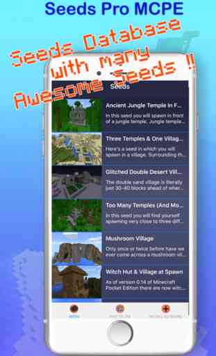Seeds PE : Free Maps & Worlds for Minecraft Pocket Edition 1