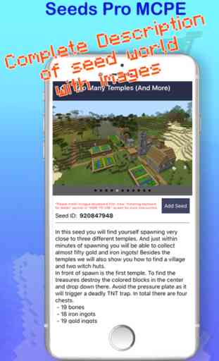 Seeds PE : Free Maps & Worlds for Minecraft Pocket Edition 3