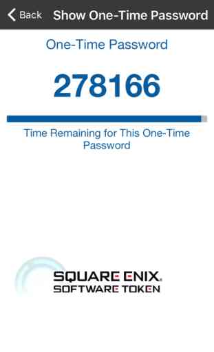 SQUARE ENIX Software Token 1