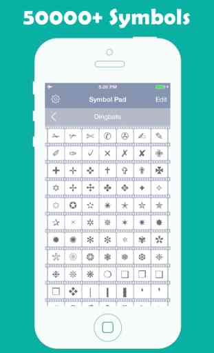 Symbol Keyboard - Unicode Symbols and Characters for Texting 1