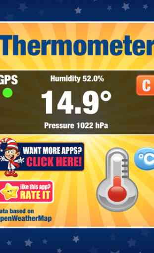 Thermometer - Temperature, humidity and atmospheric pressure measure. 2