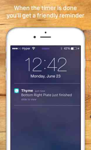 Thyme: A kitchen timer for your culinary arts 4