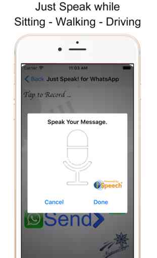Voice Dictation for WhatsApp - Just Speak to text! 1