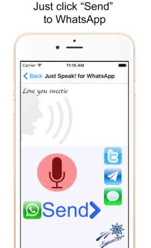 Voice Dictation for WhatsApp - Just Speak to text! 2