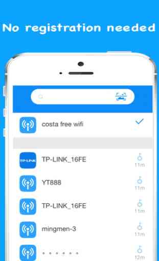WiFi Password-Passwords for free wireless internet access & auto generate. 3